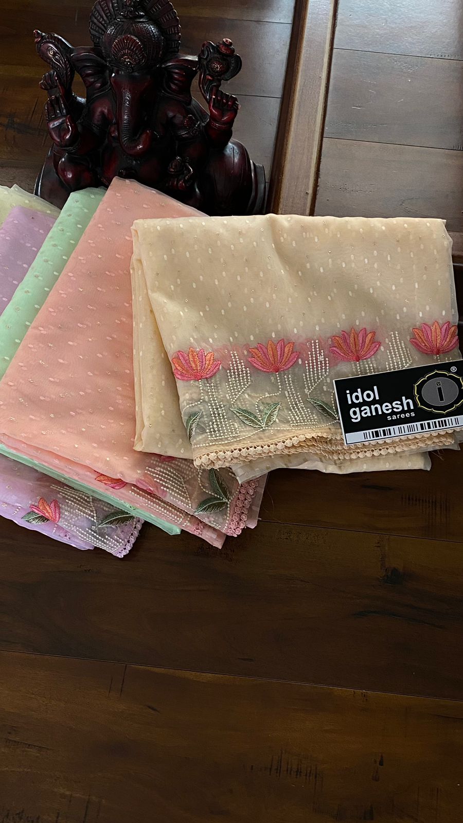 IG5655 pure handloom organza  