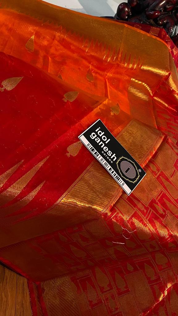 IG5714 lite weight kanchi organza sarees 