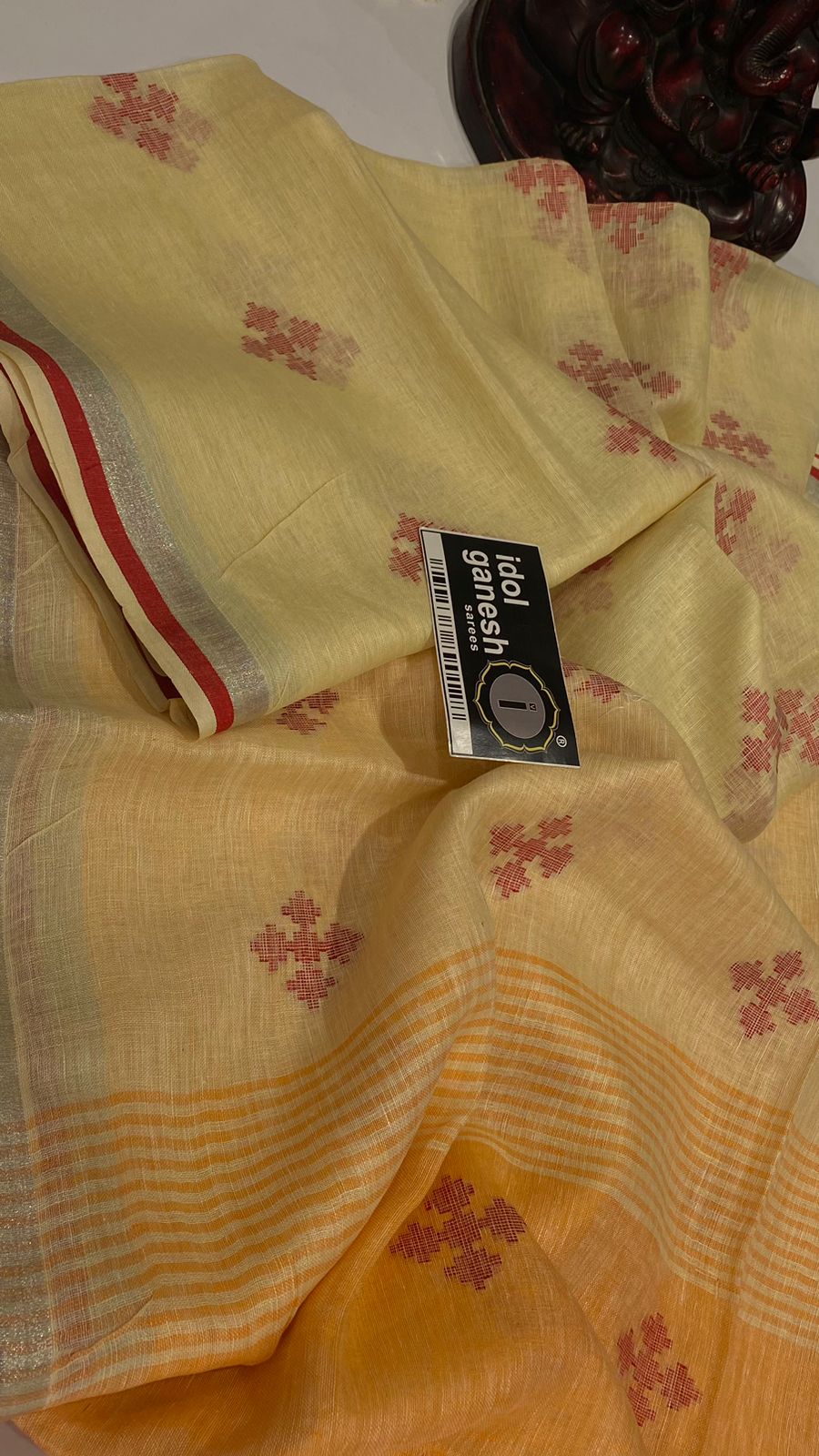 IG5716 pure handloom lenine/lenine  