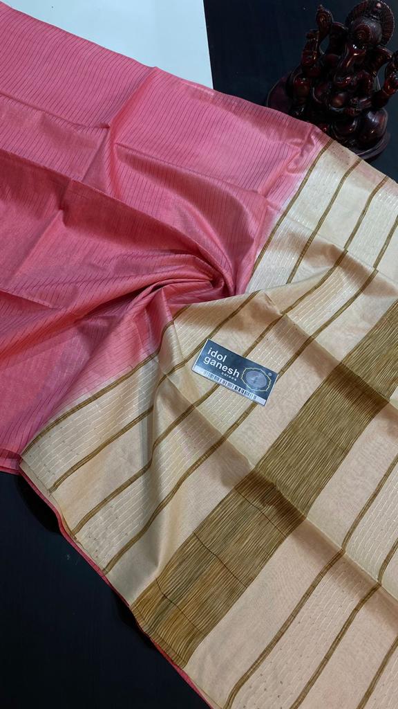 IG5763 lite weight tussar sarees  