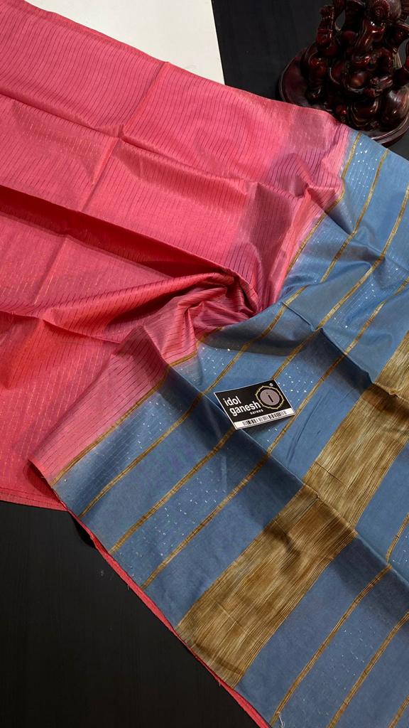 IG5763 lite weight tussar sarees  