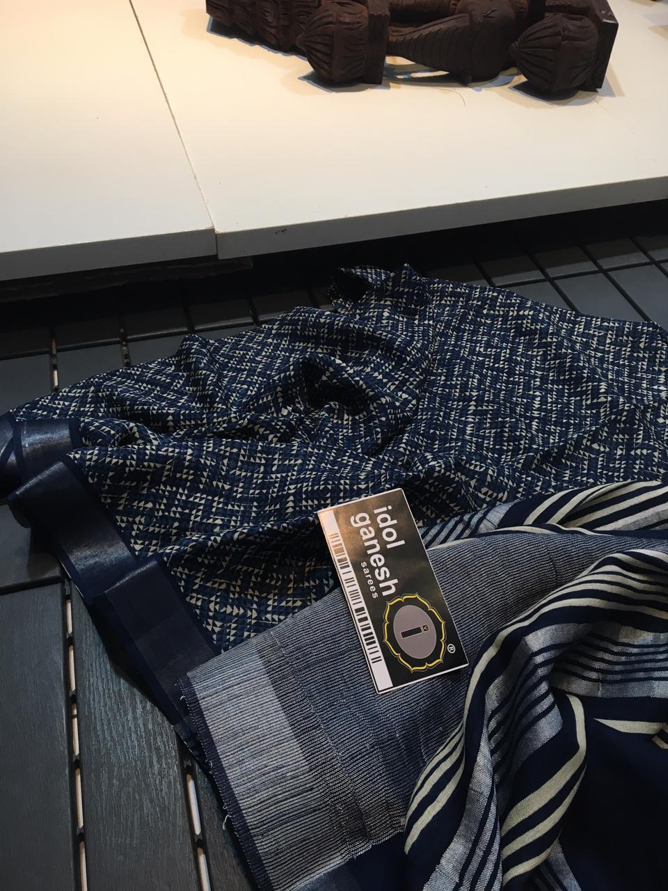 IG577 Lite weight Lenin sarees