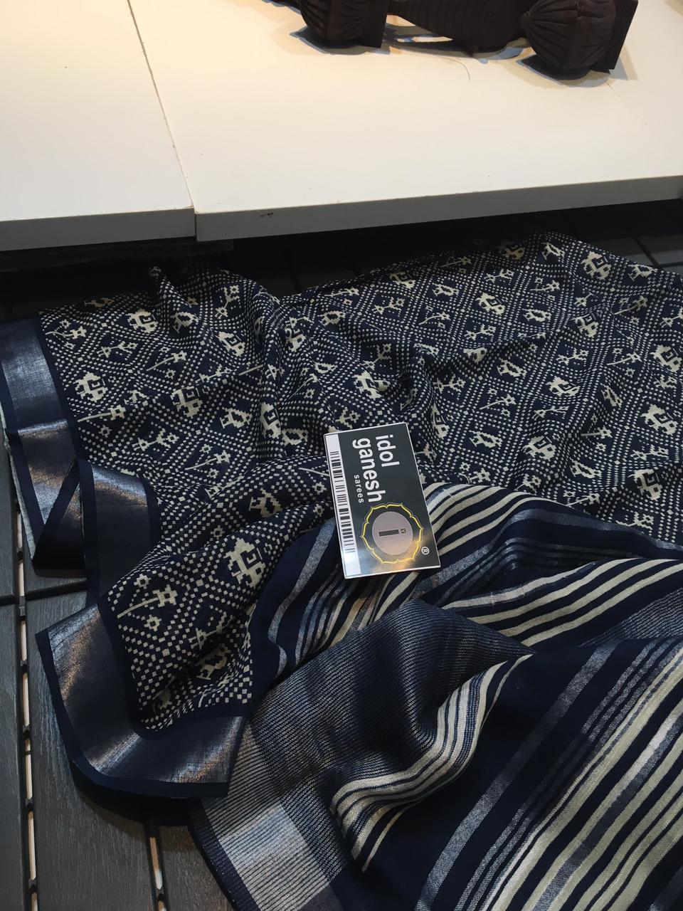 IG577 Lite weight Lenin sarees