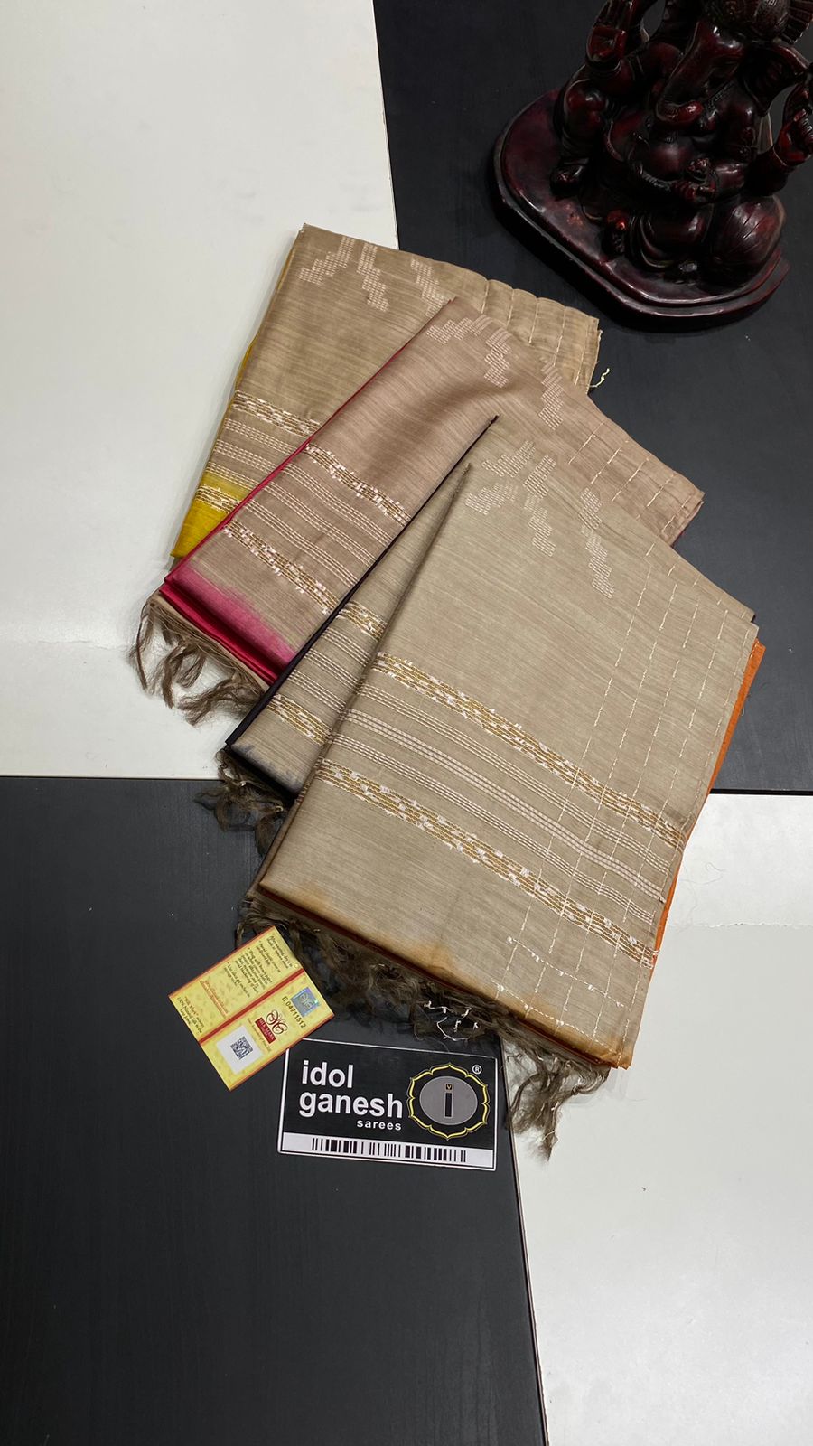 IG5771 pure handloom desi tussar 