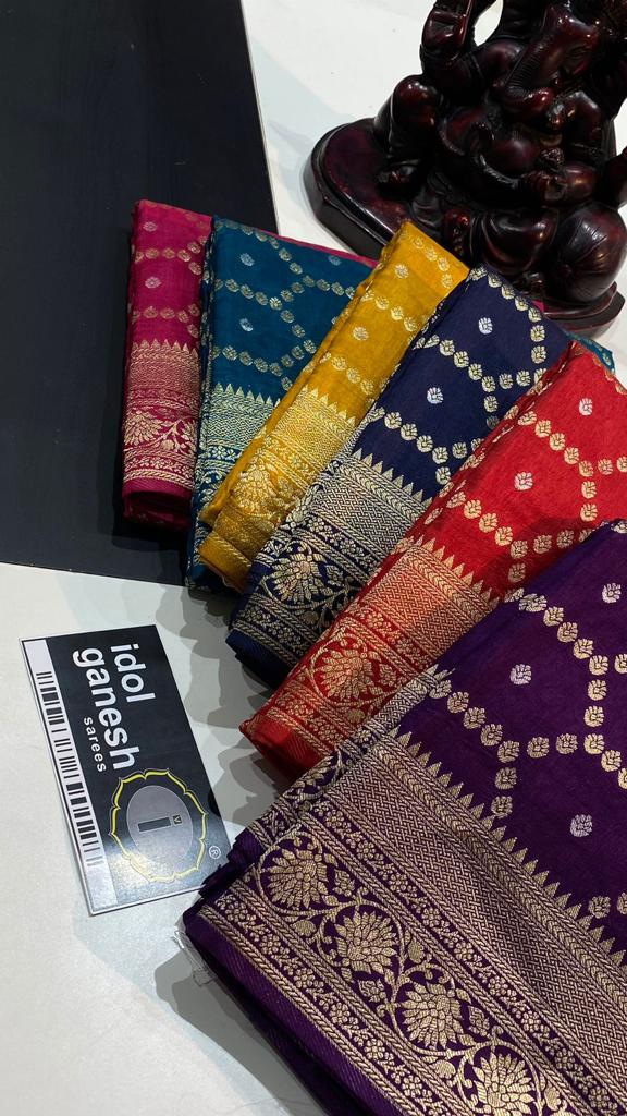 IG5805 pure munga silk pattu  