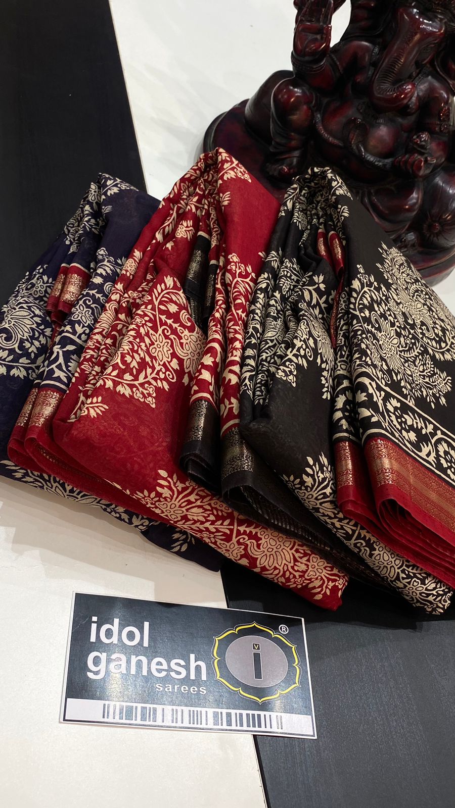 IG5808 pure handloom Maheswari sarees