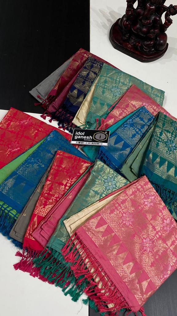 IG5846  lite weight soft south silk pattu  