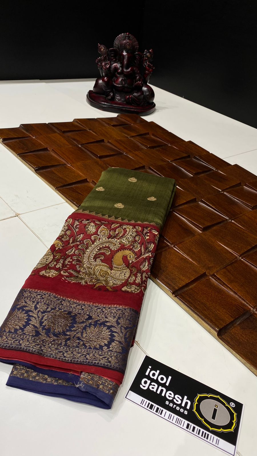 IG591 Pure handloom Maheshwari Kanchi