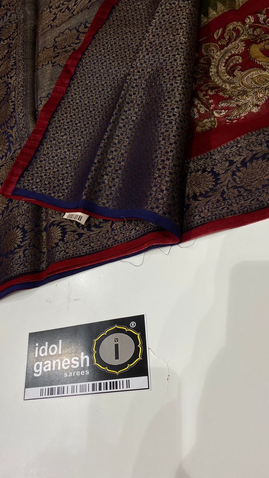 IG591 Pure handloom Maheshwari Kanchi