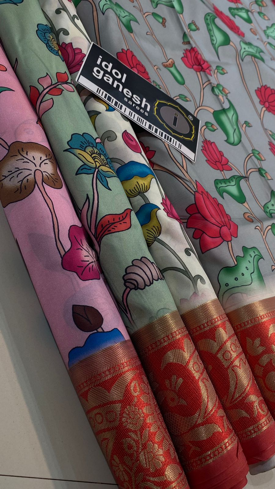 IG5919  Lite weight soft silk pichwai print