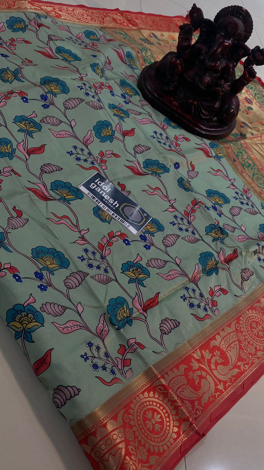 IG5919  Lite weight soft silk pichwai print