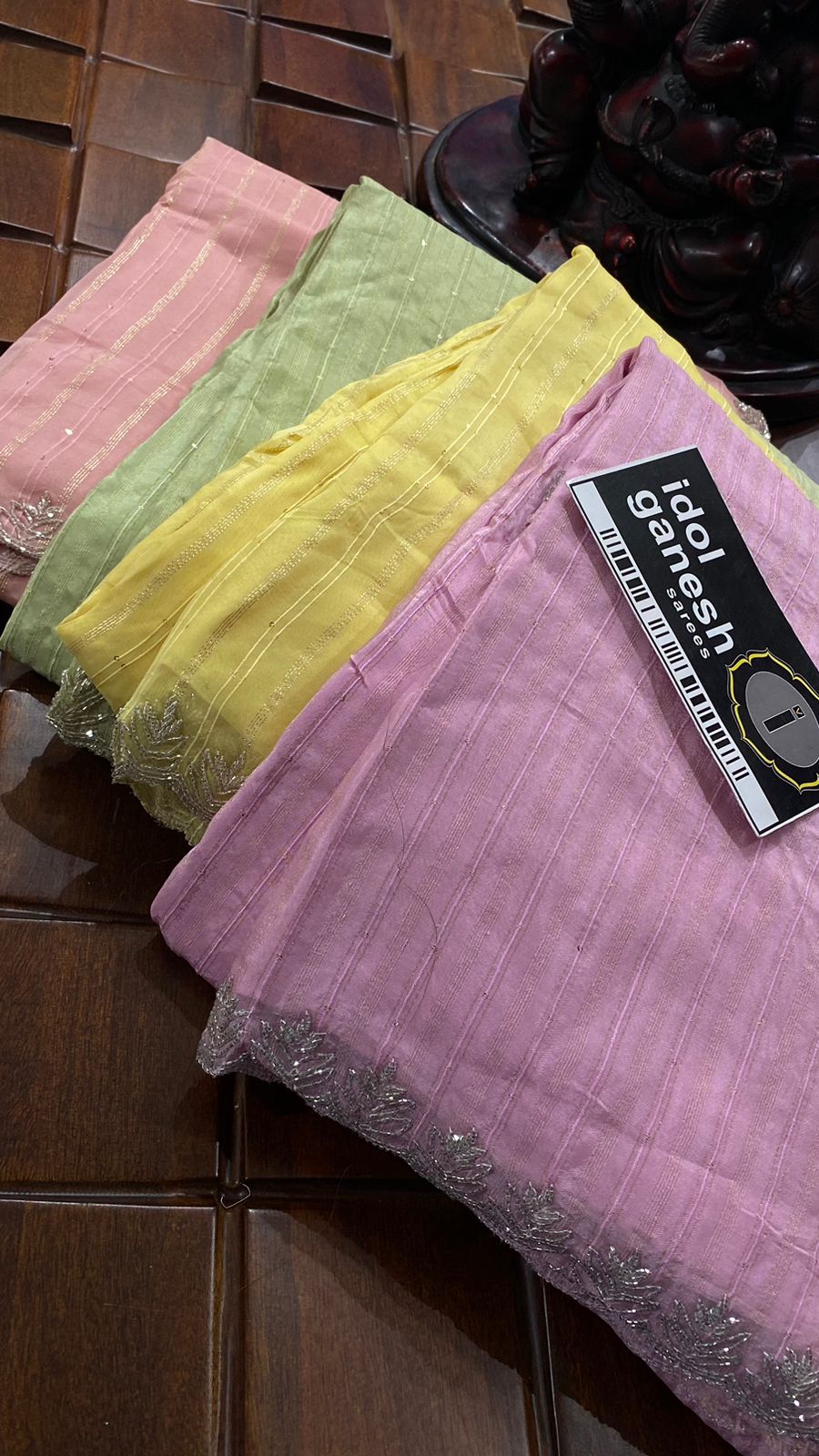 IG5974 pure handloom crap georgette  