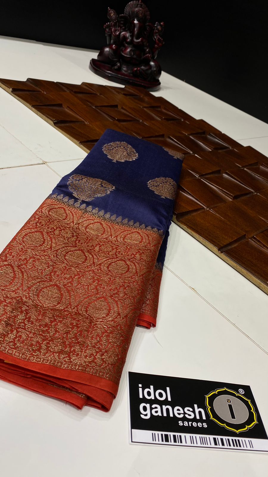 IG598 Pure handloom Maheshwari Kanchi