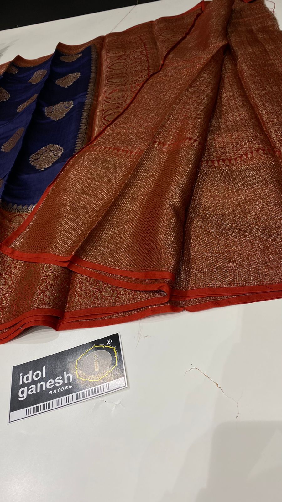 IG598 Pure handloom Maheshwari Kanchi