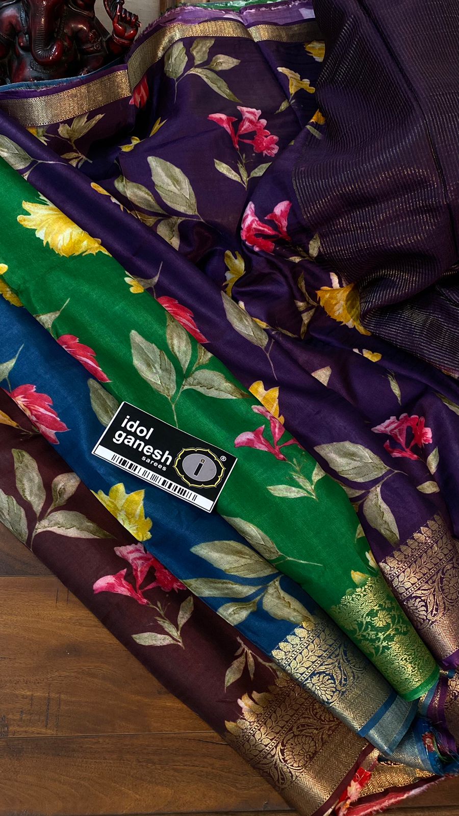 IG5982 pure handloom kanchi crape