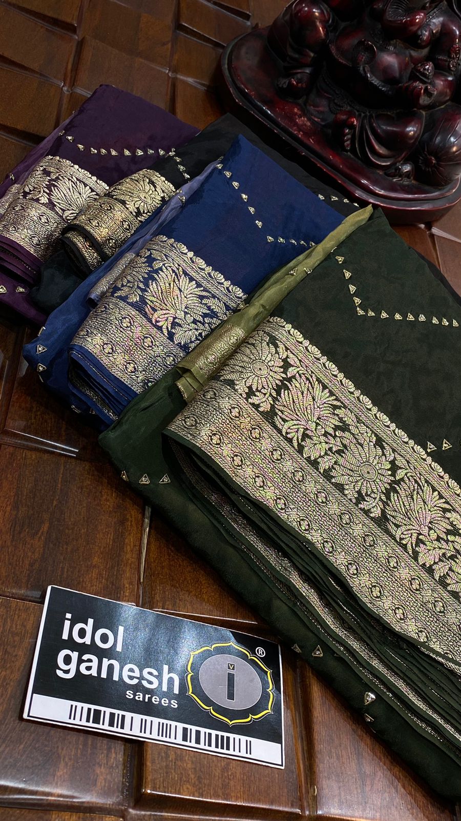 IG6001 pure handloom Ho Crape 