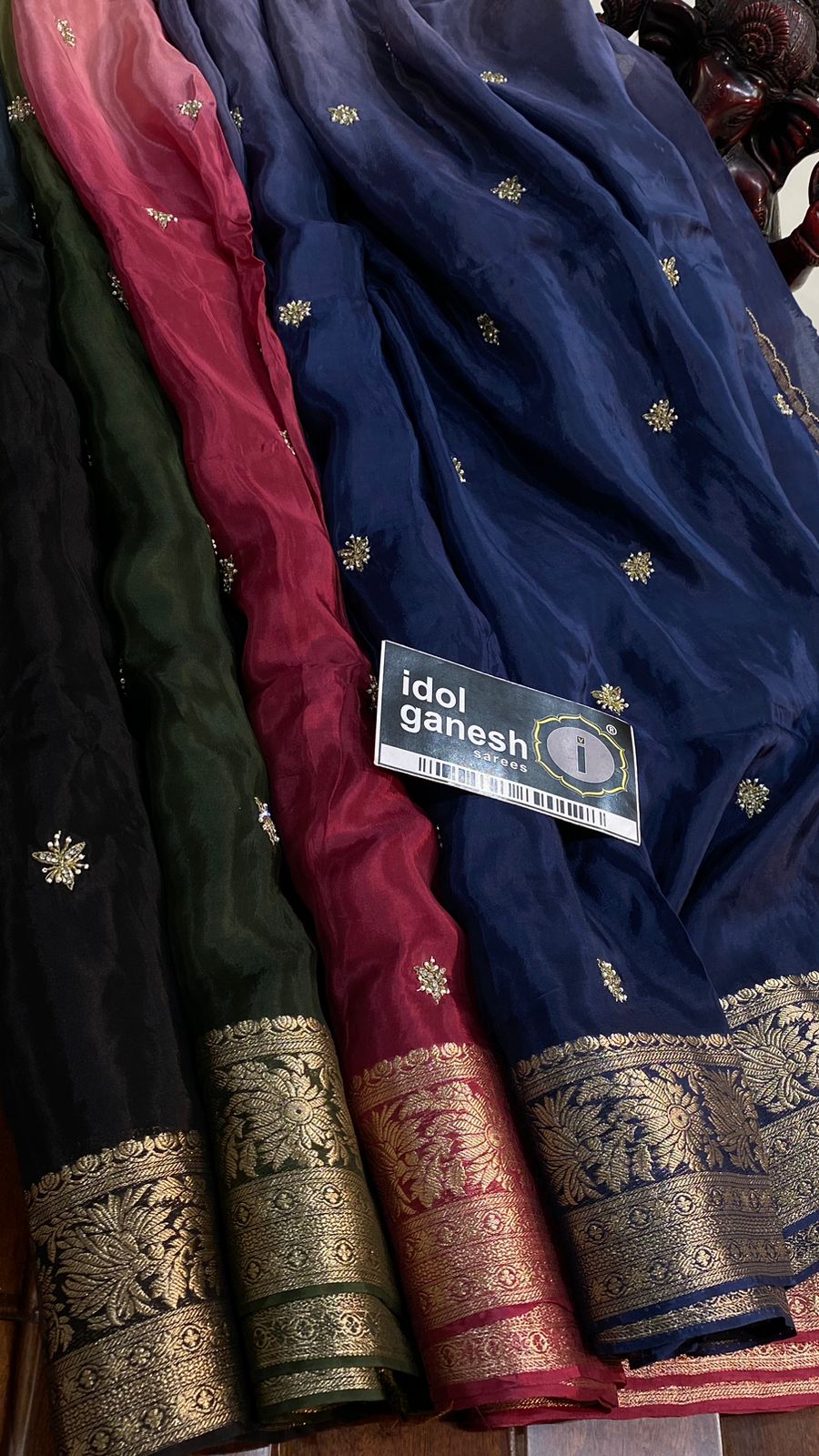 IG6002 pure handloom Ho Crape 