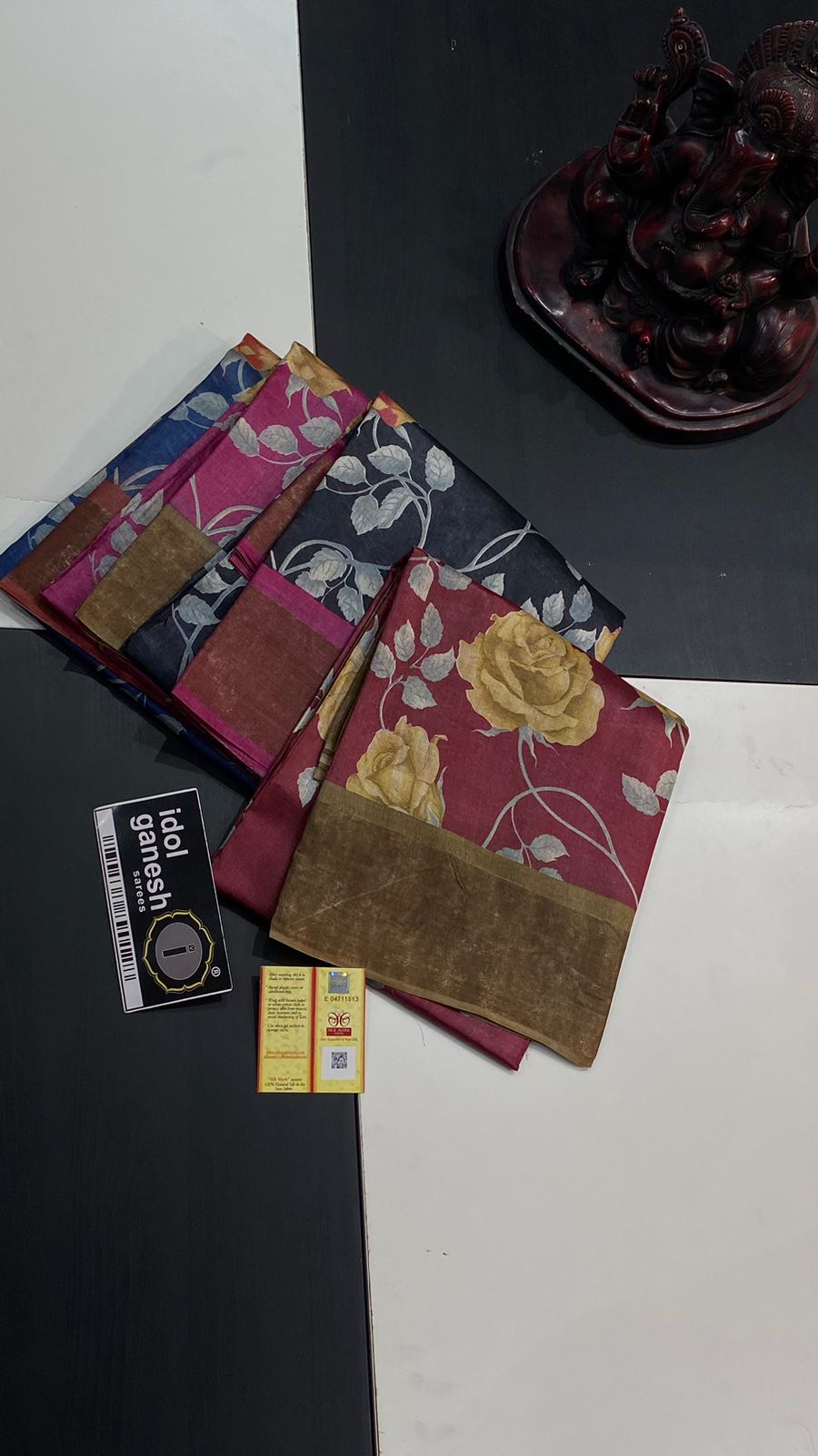 IG6053 Pure handloom tussar 