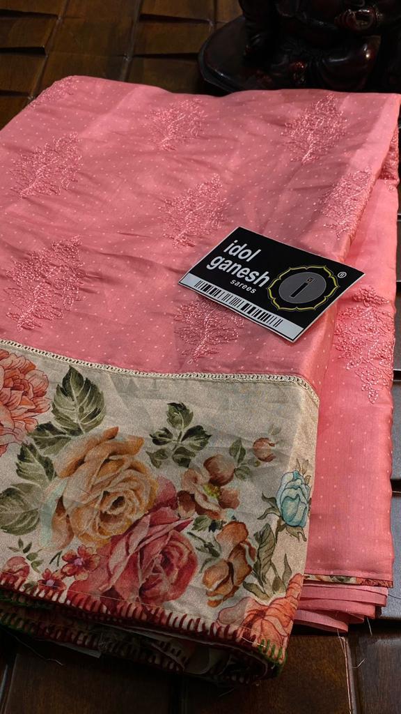 IG6108 lite weight soft crape tussar 