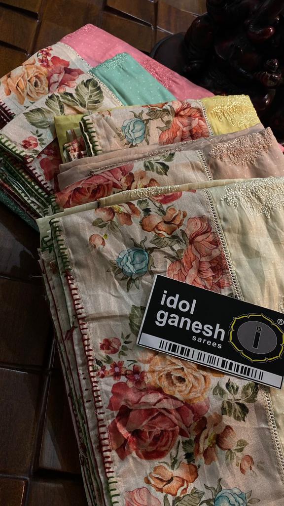 IG6108 lite weight soft crape tussar 