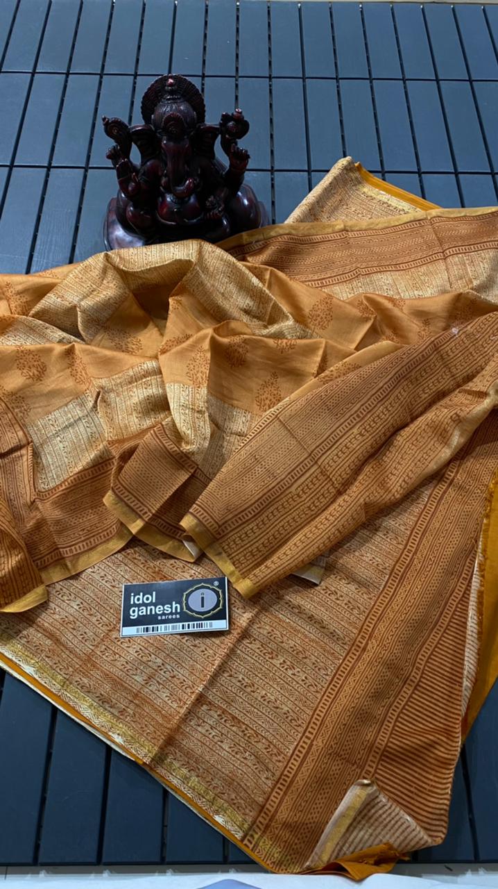 IG624 Pure Handloom Maheshwari 3 piece suits