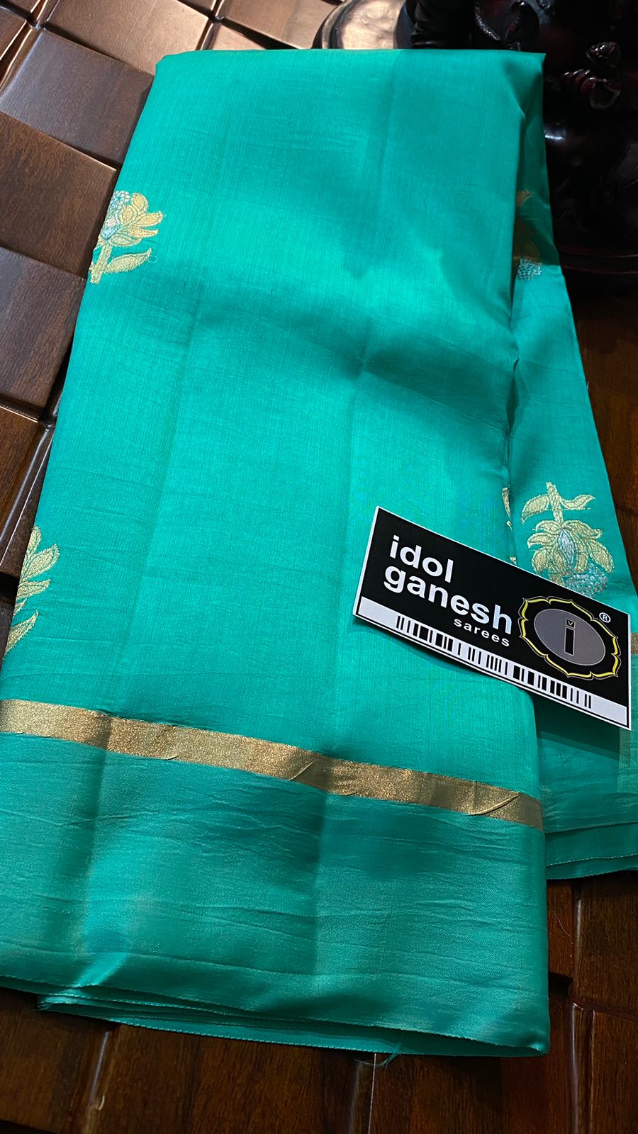 IG6299 pure handloom raw mango pattu  