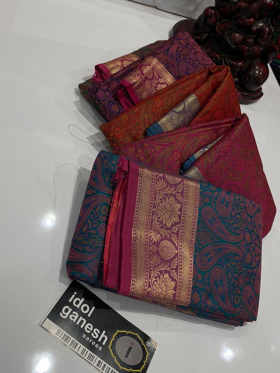 IG6308 Lite weight kanjivaram pattu  