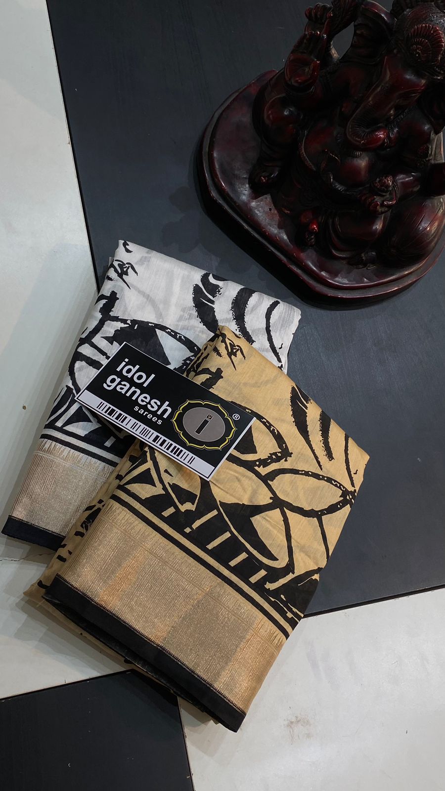 IG6344 lite weight soft assami pattu weaving jari border 
