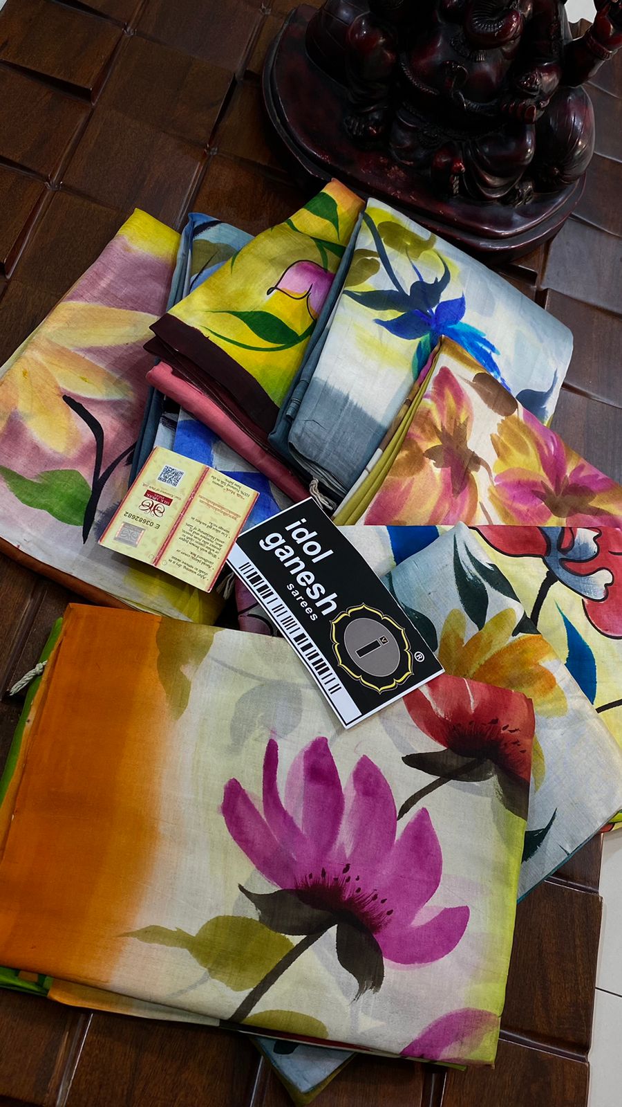 IG6454 pure handloom pure silk / tussar 