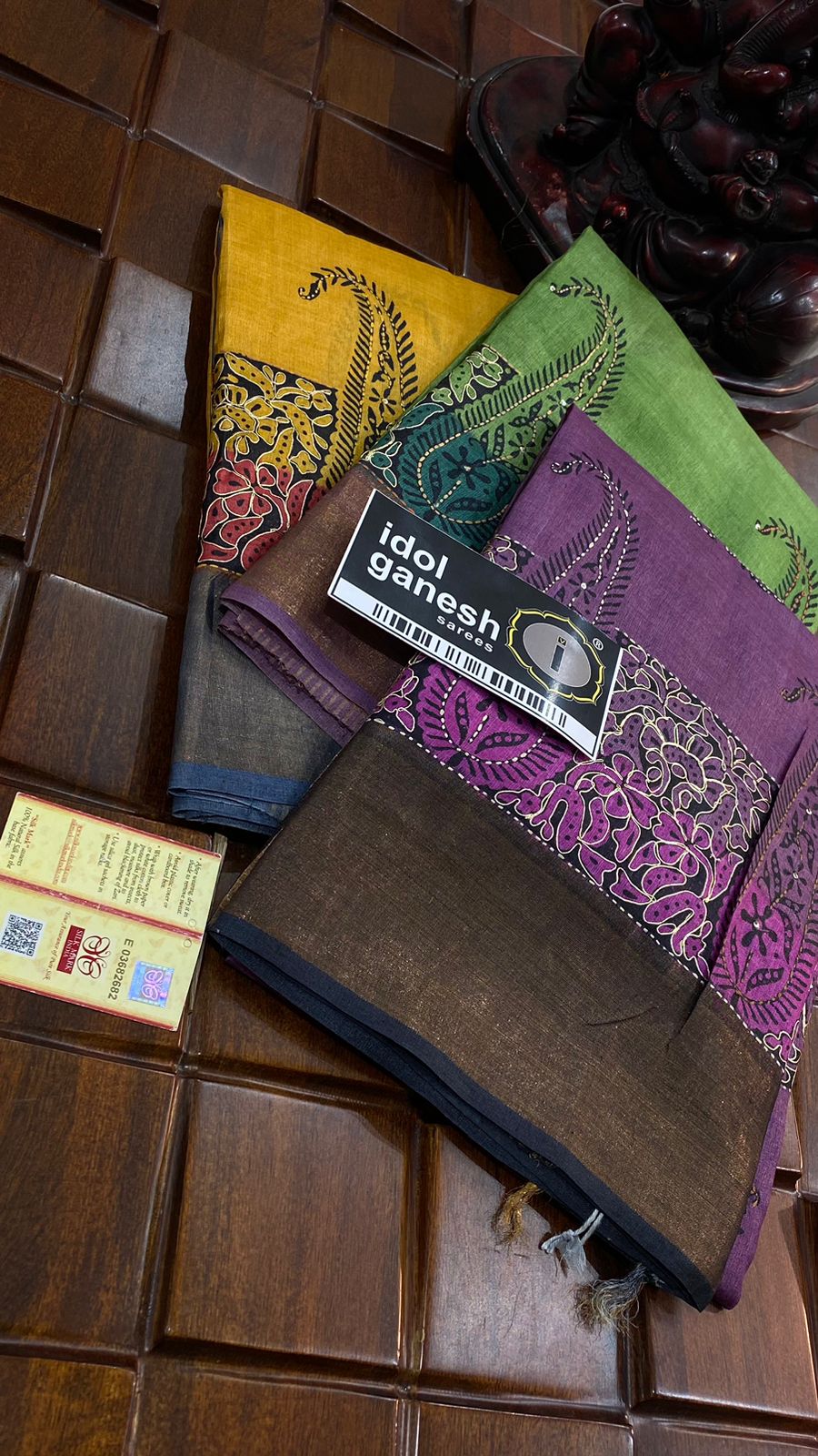 IG6530 pure handloom fine desi tussar 