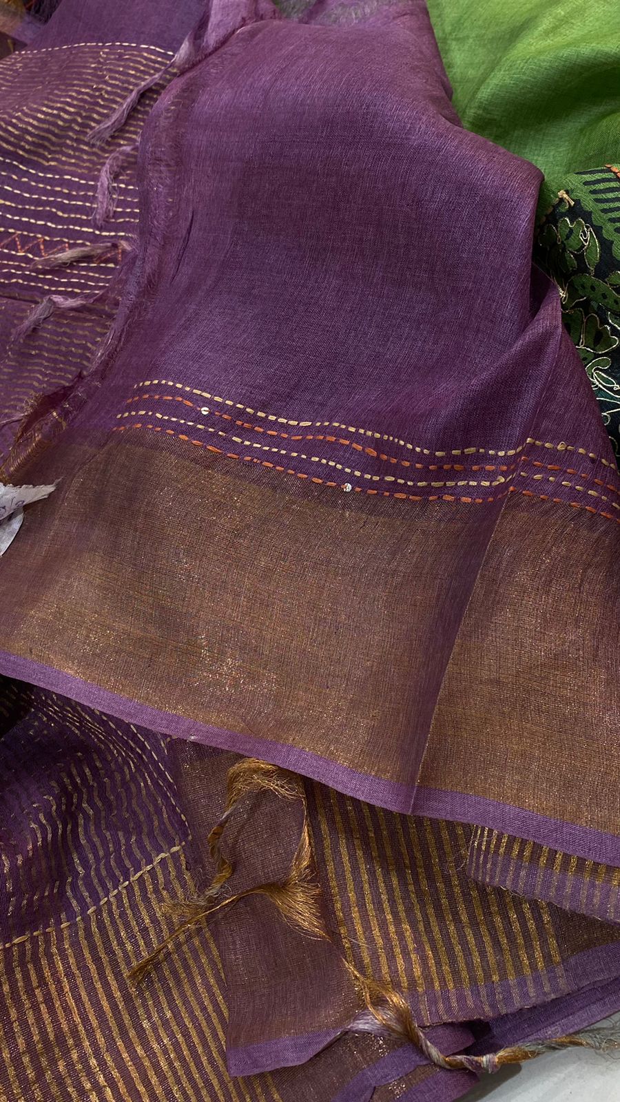 IG6530 pure handloom fine desi tussar 