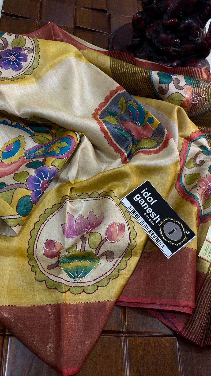 IG6532 pure handloom fine desi tussar IG6532 pure handloom fine desi tussar