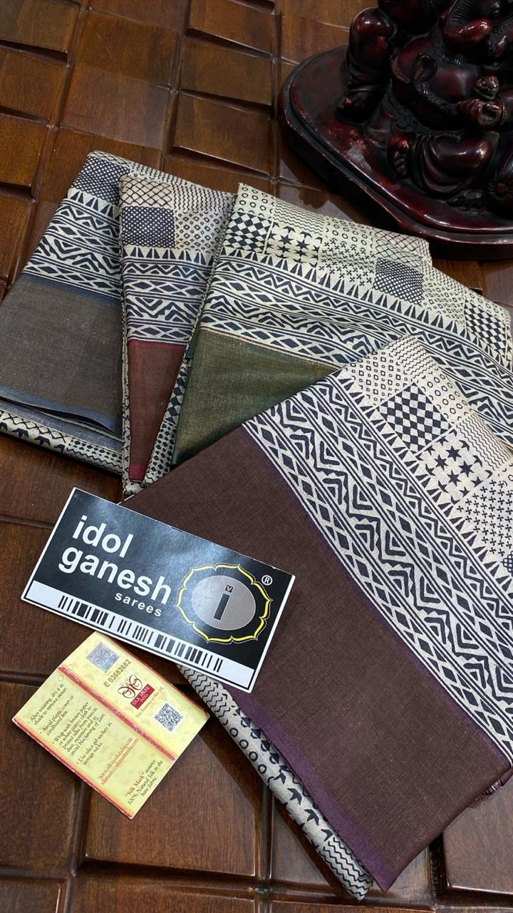 IG6576  pure handloom tusser 