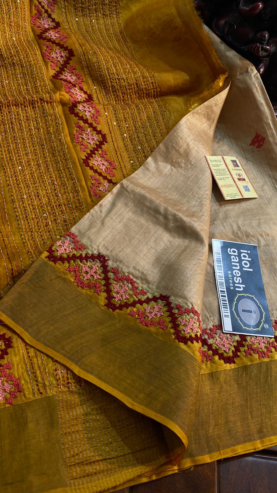 IG6599 pure handloom tussar 