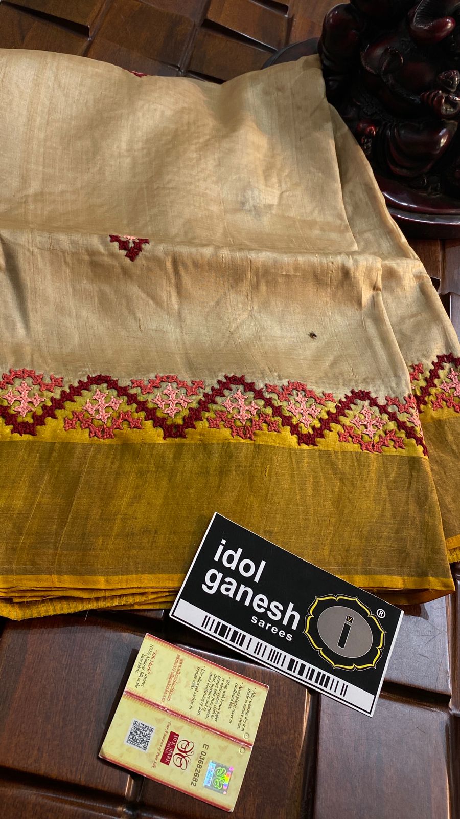 IG6599 pure handloom tussar 