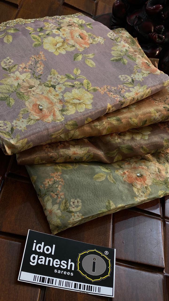 IG6610 pure tissue tussar 