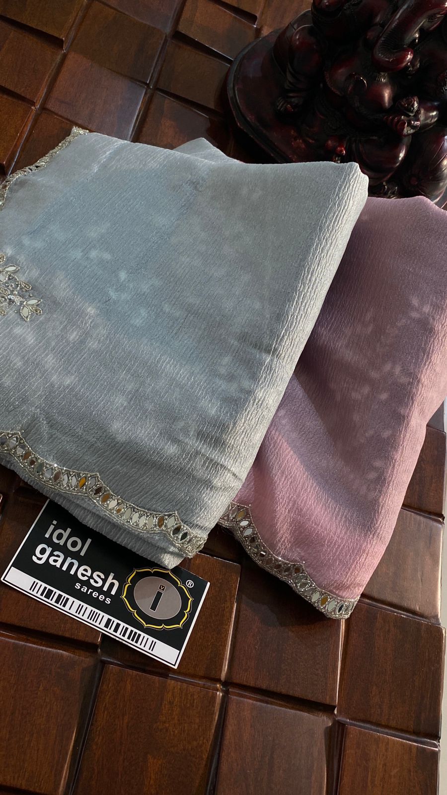 IG6652 pure handloom tissue crush 