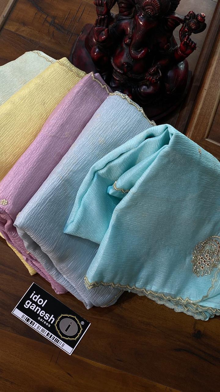 IG6655 pure handloom tissue crush 