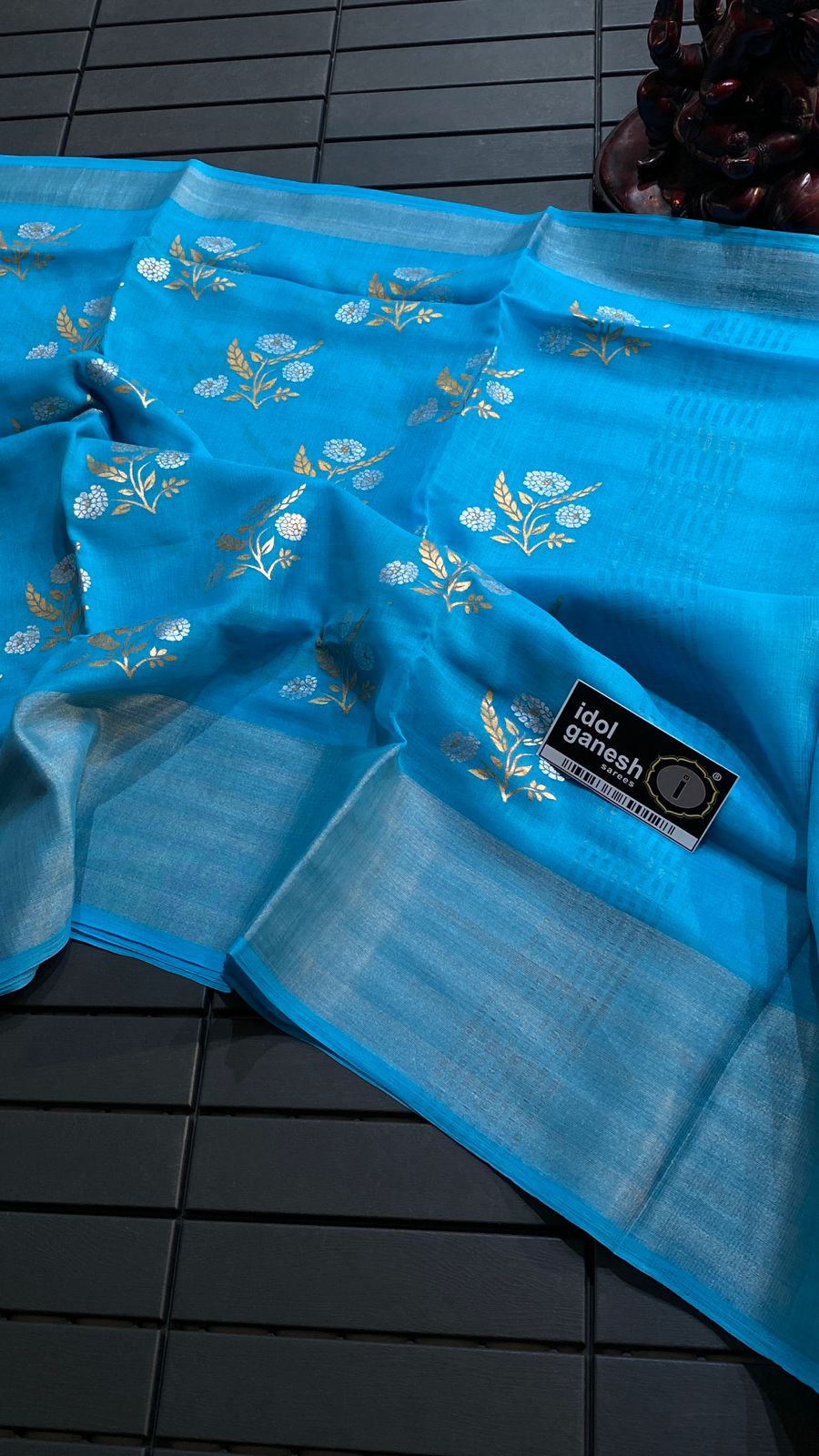 IG6754 Lite weight lenine sarees IG6754 Lite weight lenine sarees