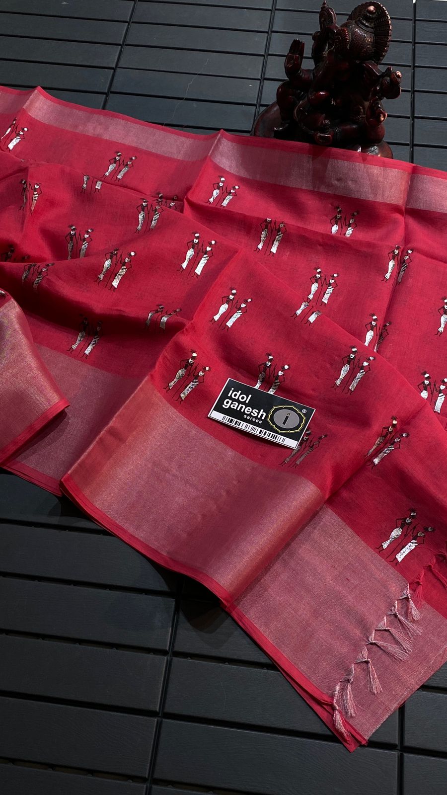 IG6764lite weight lenin sarees 