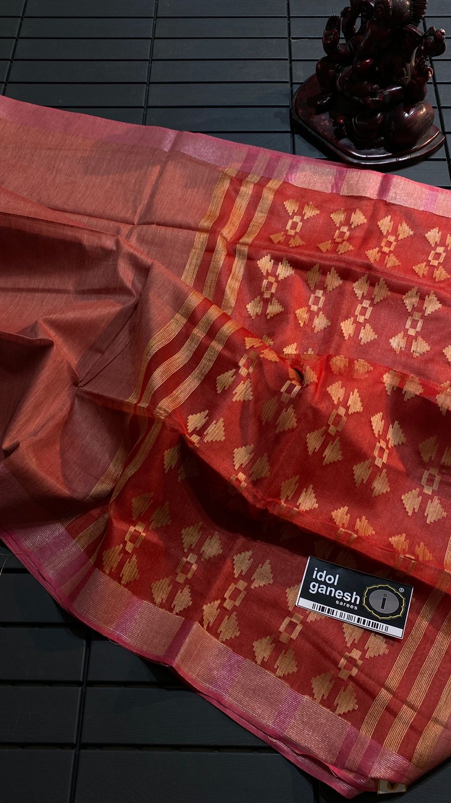 IG6783 lite weight tussar sarees 