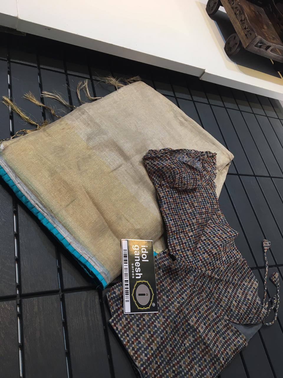 IG681 Lite weight Tissue sarees 