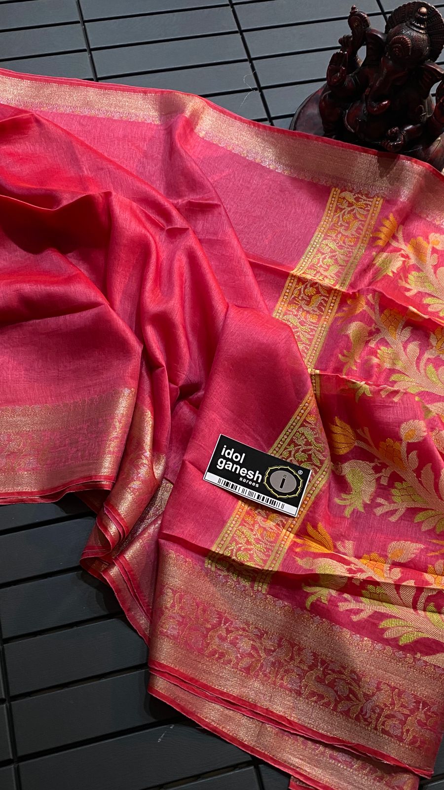 IG6833lite weight pure handloom pure silk lenine IG6833lite weight pure handloom pure silk lenine