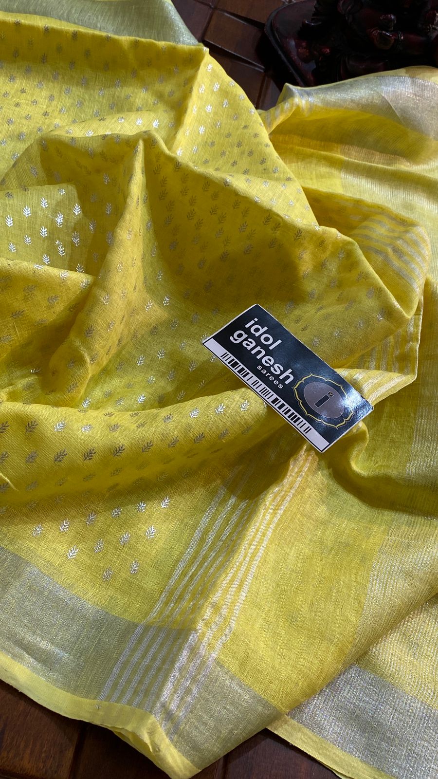 IG6858pure handloom lenine/lenine saree 2500/- IG6858pure handloom lenine/lenine saree 2500/-