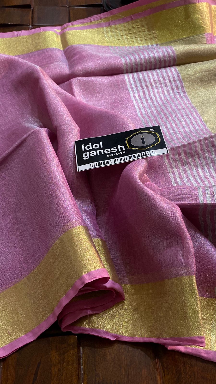 IG6868pure handloom tissue /lenine saree 