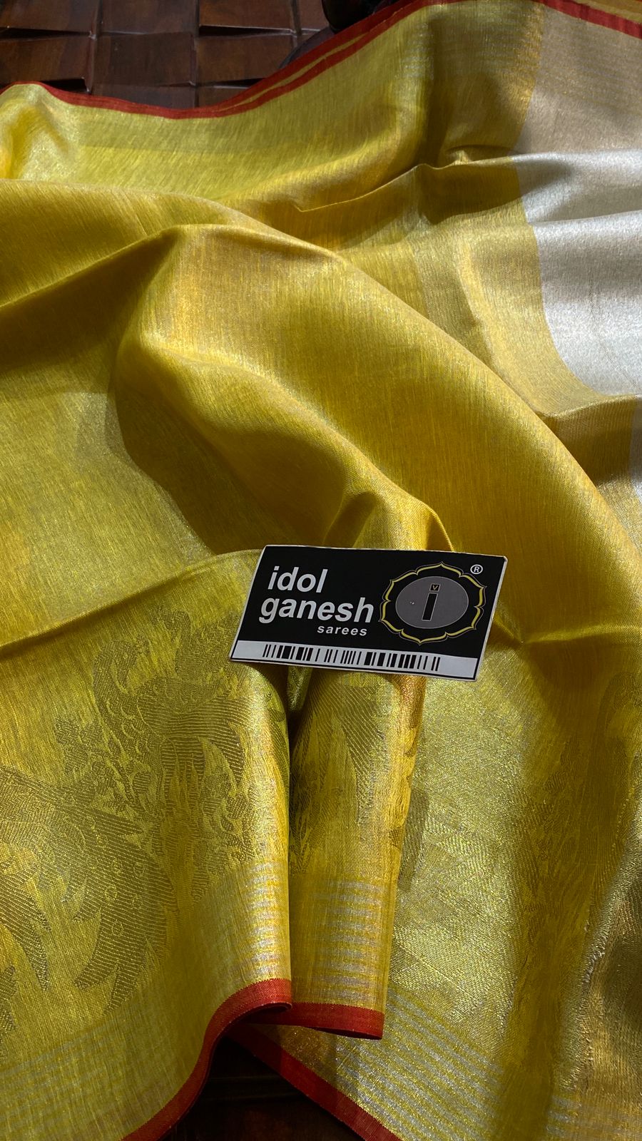 IG6871 pure handloom tissue /lenine saree IG6871 pure handloom tissue /lenine saree