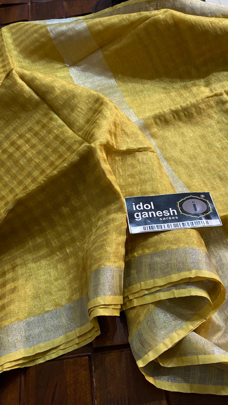 IG6872 pure handloom tissue /lenine saree IG6872 pure handloom tissue /lenine saree
