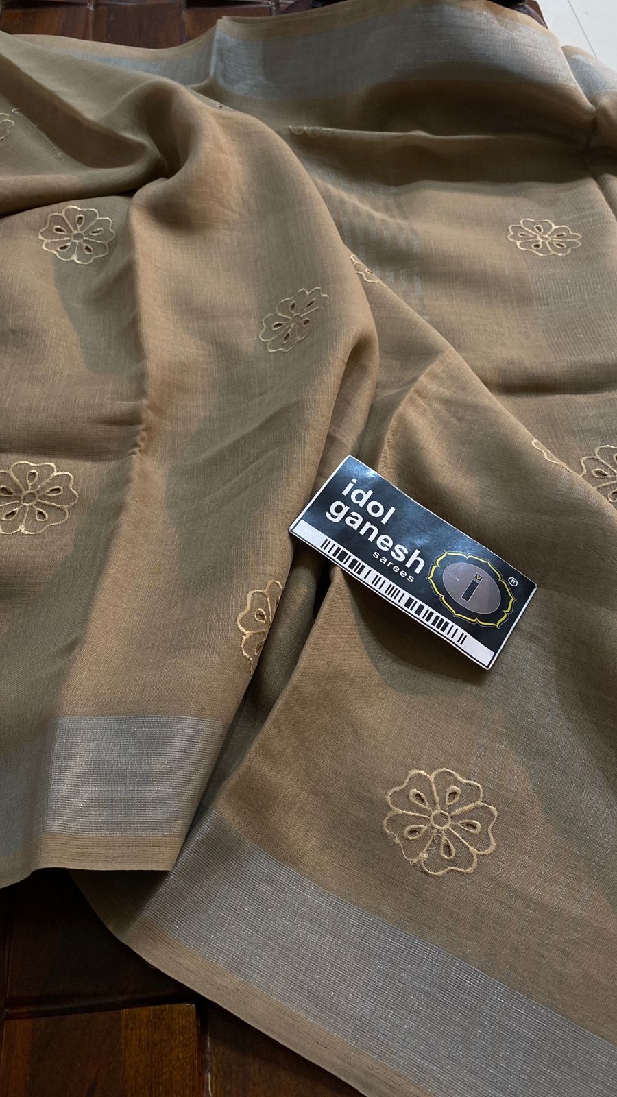 IG6873:lite weight lenine sarees 