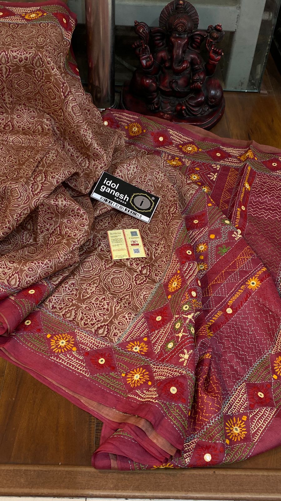 IG6976 pure handloom desi tussar/tusser IG6976 pure handloom desi tussar/tusser