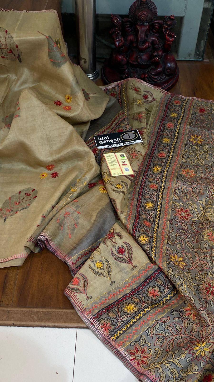 IG6983 pure handloom desi tussar/tusser IG6983 pure handloom desi tussar/tusser